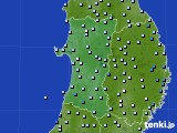 2020年09月25日の秋田県のアメダス(降水量)