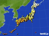 アメダス実況(気温)(2020年09月26日)