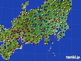 2020年09月27日の関東・甲信地方のアメダス(日照時間)