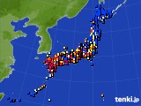 2020年09月27日のアメダス(日照時間)