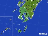 2020年09月27日の鹿児島県のアメダス(風向・風速)