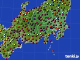 2020年09月28日の関東・甲信地方のアメダス(日照時間)