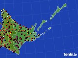 2020年09月28日の道東のアメダス(日照時間)