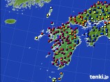 2020年09月29日の九州地方のアメダス(日照時間)