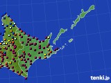 2020年09月29日の道東のアメダス(日照時間)