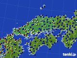 2020年09月30日の中国地方のアメダス(日照時間)