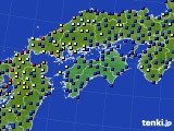 四国地方のアメダス実況(日照時間)(2020年09月30日)