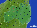 2020年10月01日の福島県のアメダス(日照時間)