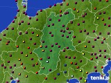 2020年10月02日の長野県のアメダス(日照時間)