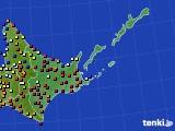 2020年10月05日の道東のアメダス(日照時間)