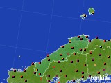 島根県のアメダス実況(日照時間)(2020年10月05日)