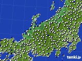 北陸地方のアメダス実況(風向・風速)(2020年10月07日)