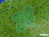 群馬県のアメダス実況(日照時間)(2020年10月13日)