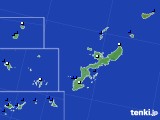 2020年10月14日の沖縄県のアメダス(風向・風速)