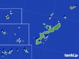 2020年10月18日の沖縄県のアメダス(風向・風速)
