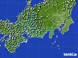 2020年11月02日の東海地方のアメダス(降水量)