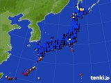 アメダス実況(日照時間)(2020年11月02日)