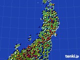 東北地方のアメダス実況(日照時間)(2020年11月03日)