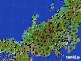 北陸地方のアメダス実況(日照時間)(2020年11月03日)