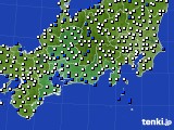 東海地方のアメダス実況(風向・風速)(2020年11月03日)