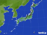 アメダス実況(降水量)(2020年11月04日)