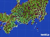 2020年11月05日の東海地方のアメダス(日照時間)