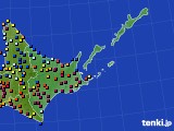 道東のアメダス実況(日照時間)(2020年11月05日)