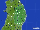 2020年11月05日の岩手県のアメダス(風向・風速)