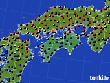 四国地方のアメダス実況(日照時間)(2020年11月06日)