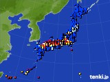 アメダス実況(日照時間)(2020年11月06日)