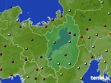 滋賀県のアメダス実況(日照時間)(2020年11月06日)