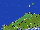 島根県のアメダス実況(日照時間)(2020年11月06日)