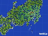 関東・甲信地方のアメダス実況(日照時間)(2020年11月07日)