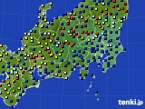 関東・甲信地方のアメダス実況(日照時間)(2020年11月08日)
