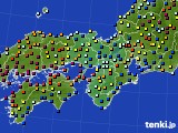 2020年11月08日の近畿地方のアメダス(日照時間)