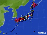 アメダス実況(日照時間)(2020年11月08日)