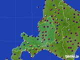 2020年11月08日の道央のアメダス(日照時間)