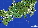 東海地方のアメダス実況(気温)(2020年11月11日)