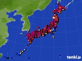 アメダス実況(日照時間)(2020年11月12日)
