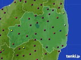 福島県のアメダス実況(日照時間)(2020年11月12日)