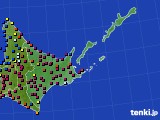 道東のアメダス実況(日照時間)(2020年11月12日)