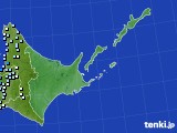 道東のアメダス実況(降水量)(2020年11月13日)