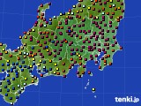 関東・甲信地方のアメダス実況(日照時間)(2020年11月13日)