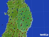 岩手県のアメダス実況(日照時間)(2020年11月13日)