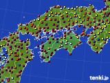 2020年11月15日の四国地方のアメダス(日照時間)