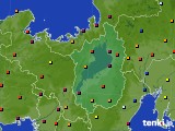 滋賀県のアメダス実況(日照時間)(2020年11月15日)