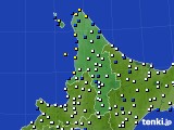 2020年11月15日の道北のアメダス(風向・風速)