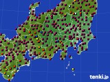 関東・甲信地方のアメダス実況(日照時間)(2020年11月17日)