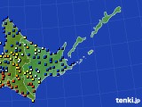 道東のアメダス実況(日照時間)(2020年11月17日)