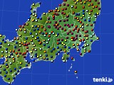 関東・甲信地方のアメダス実況(日照時間)(2020年11月19日)